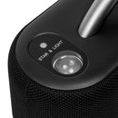 Bocina inalámbrica portátil TWS Billboard Carbono Universe: 2.5"x2, 8hrs uso, proyector galaxias, LED RGB