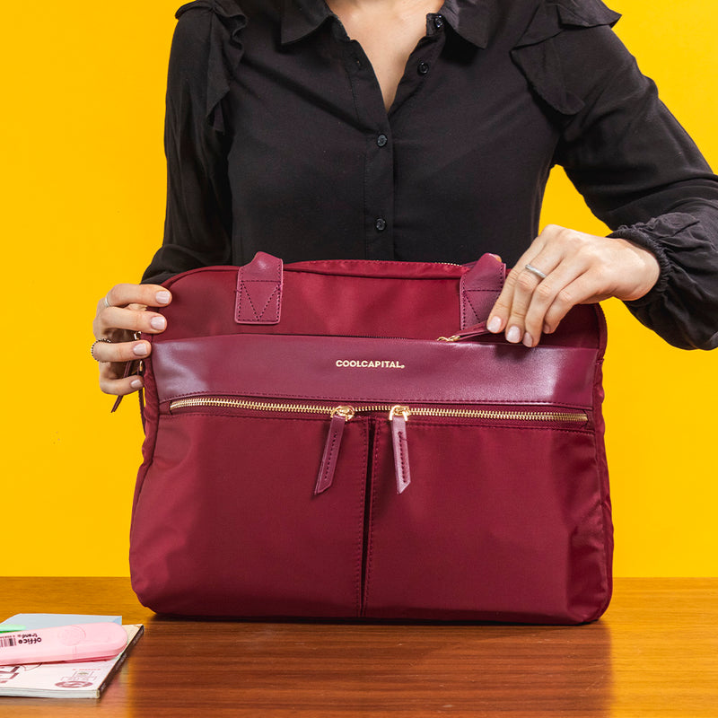 Bolso para laptop | CoolCapital Bondi | 14" pulgadas Vino