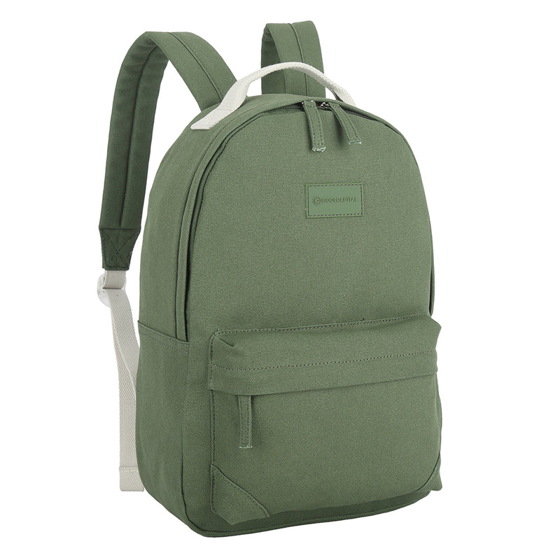 Mochila para laptop CoolCapital Canva: 14" pulgadas, Verde