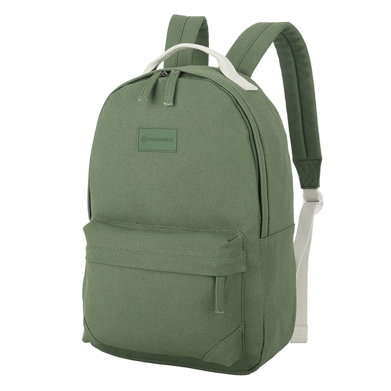 Mochila para laptop CoolCapital Canva: 14" pulgadas, Verde