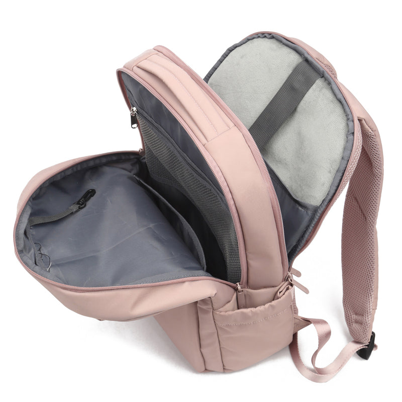 Maleta de viaje + Mochila Dott Cool Capital Combo Equipaje Carry On Cabina Rosa