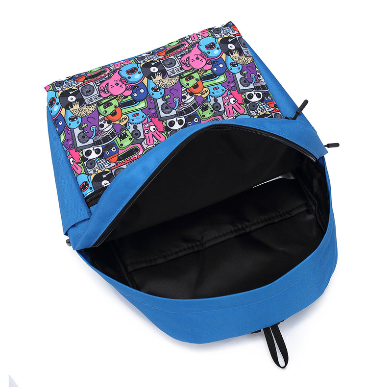 Mochila para laptop + mouse alámbrico | CoolCapital Monstruos | 15" pulgadas combo