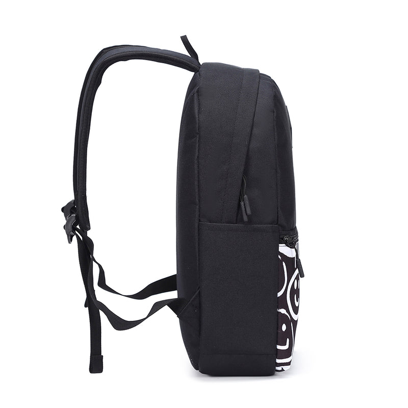 Mochila para laptop + mouse alámbrico | CoolCapital Happy Face | 15" pulgadas combo