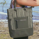 Bolsa CoolCapital Tote Bag Fuji: Laptop 14", Resistente y Ajustable, Verde