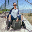 Bolsa CoolCapital Tote Bag Fuji: Laptop 14", Resistente y Ajustable, Verde