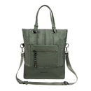 Bolsa CoolCapital Tote Bag Fuji: Laptop 14", Resistente y Ajustable, Verde