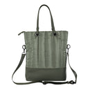 Bolsa CoolCapital Tote Bag Fuji: Laptop 14", Resistente y Ajustable, Verde