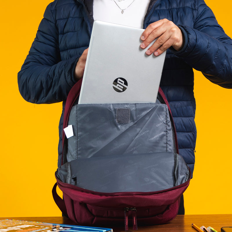 Mochila para laptop | CoolCapital Zilker | 15.6" pulgadas Vino