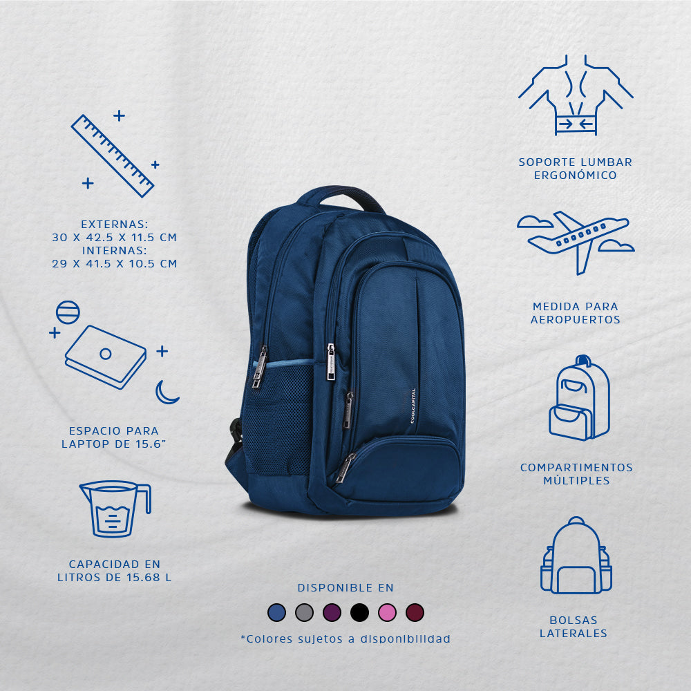 Mochila para laptop CoolCapital Bast 15.6