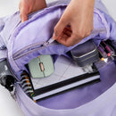 Mochila para Laptop 14" con Cangurera CoolCapital Canyon: Protección y Organización Total, Lila