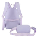 Mochila para Laptop 14" con Cangurera CoolCapital Canyon: Protección y Organización Total, Lila