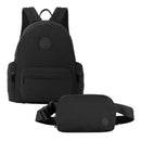 Mochila para Laptop 14" con Cangurera CoolCapital Canyon: Protección y Organización Total, Negro