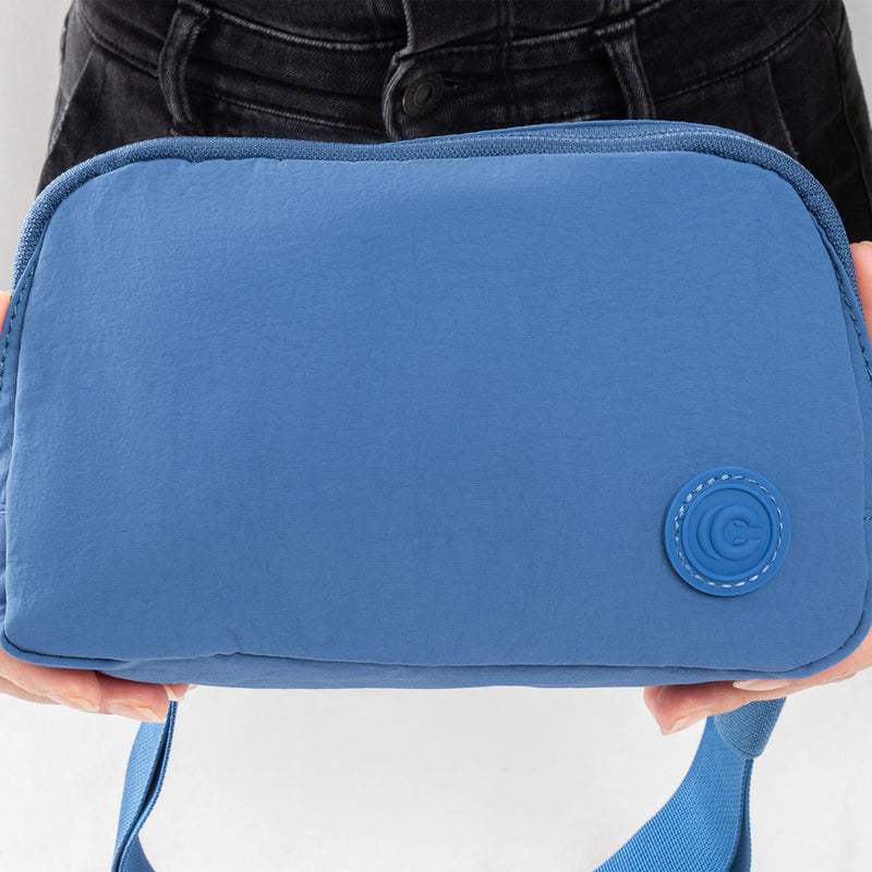 Mochila Canyon para Laptop 14" con Cangurera: Protección y Organización Total, Azul