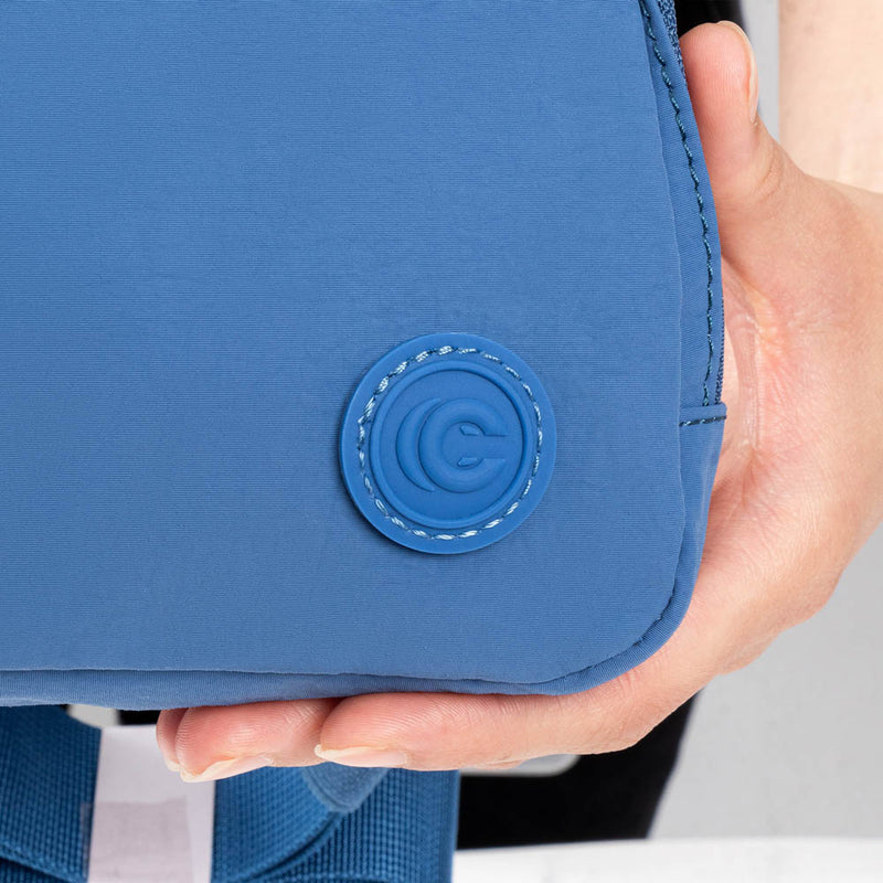 Mochila Canyon para Laptop 14" con Cangurera: Protección y Organización Total, Azul