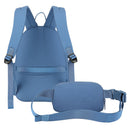 Mochila para Laptop 14" con Cangurera CoolCapital Canyon: Protección y Organización Total, Azul