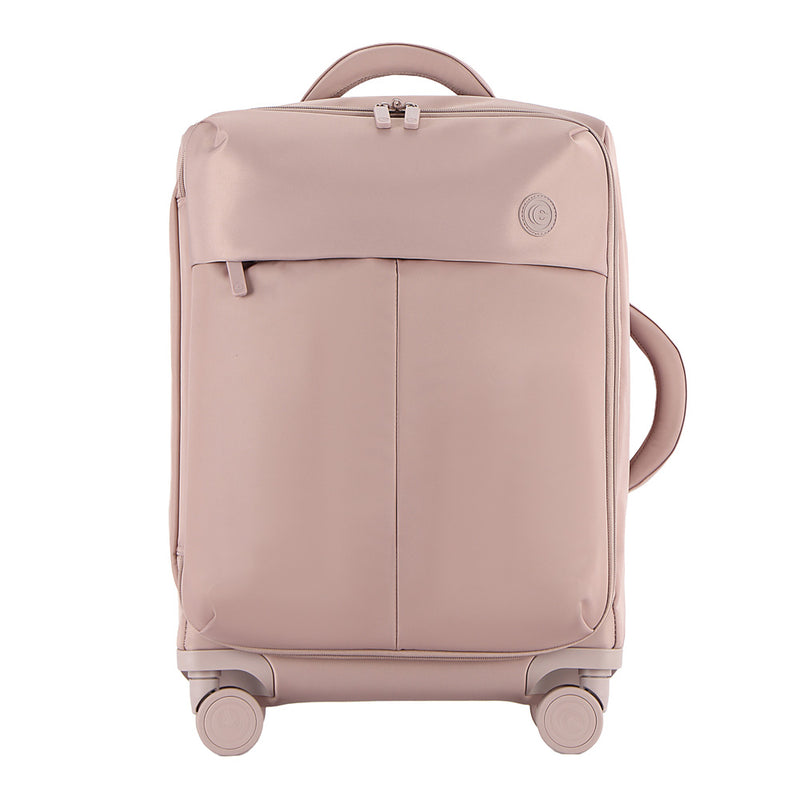 Maleta de viaje + Mochila Dott Cool Capital Combo Equipaje Carry On Cabina Rosa