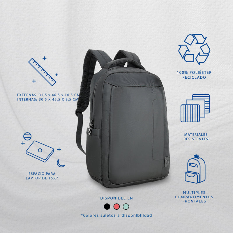 Mochila para laptop | CoolCapital Yuba | 15.6" pulgadas Negro