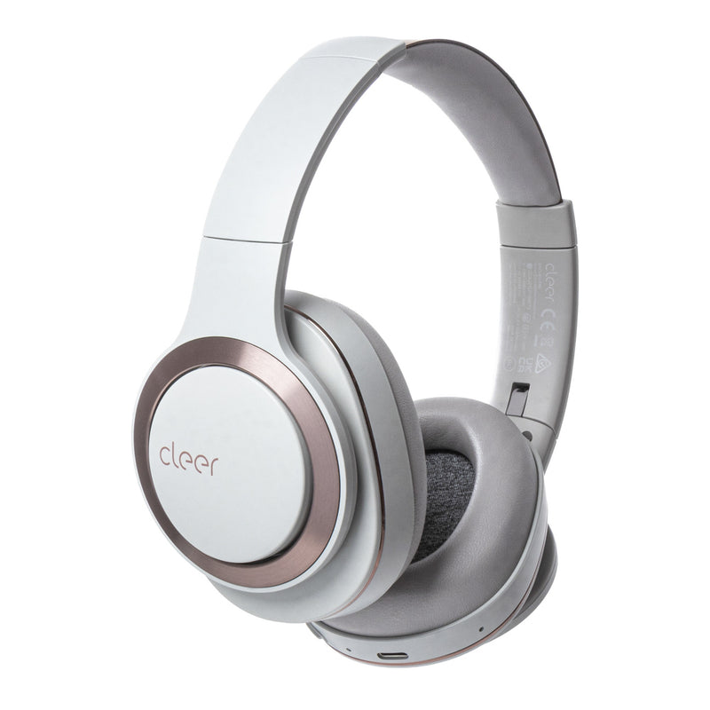 Audifonos Cleer Enduro ANC Over-Ear: 60h Batería, ANC Híbrido, Sonido Hi-Fi Plegables gris