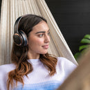 Audifonos Cleer Enduro ANC Over-Ear: 60h Batería, ANC Híbrido, Sonido Hi-Fi Plegables azul