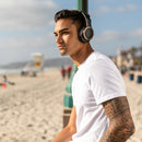 Audifonos Cleer Enduro ANC Over-Ear: 60h Batería, ANC Híbrido, Sonido Hi-Fi Plegables azul