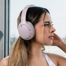 Audífonos inalámbricos On ear STF One Plus ANC: 44 hrs uso, función dual, Negro