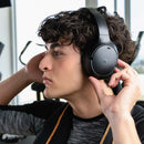 Audífonos inalámbricos On ear STF One Plus ANC: 44 hrs uso, función dual, Negro