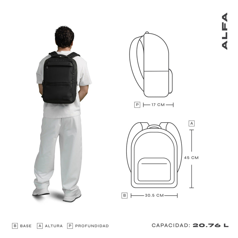 Mochila para laptop | CoolCapital Alfa | 15.6" pulgadas
