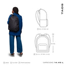 Mochila para laptop | CoolCapital Taos | 15.6" pulgadas Cafe