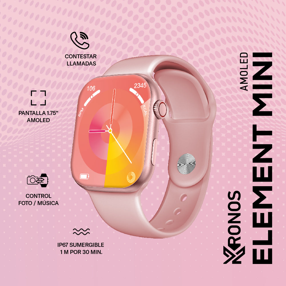 Smartwatch reloj inteligente | STF Kronos Element Mini | 1.75