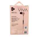 Audífonos alámbricos In-Ear STF VIVA: Tipo C, 10mm Rosa