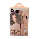 Audífonos alámbricos In-Ear STF VIVA: Tipo C, 10mm Rosa