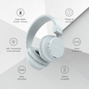 Audífonos Inalámbricos On-ear Billboard Soul: ANC, 40hrs uso, carga rápida, gris claro