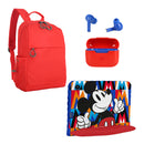 Kit Tablet Mickey 8" pulgadas  + Crossbody +Audífonos TWS Multi