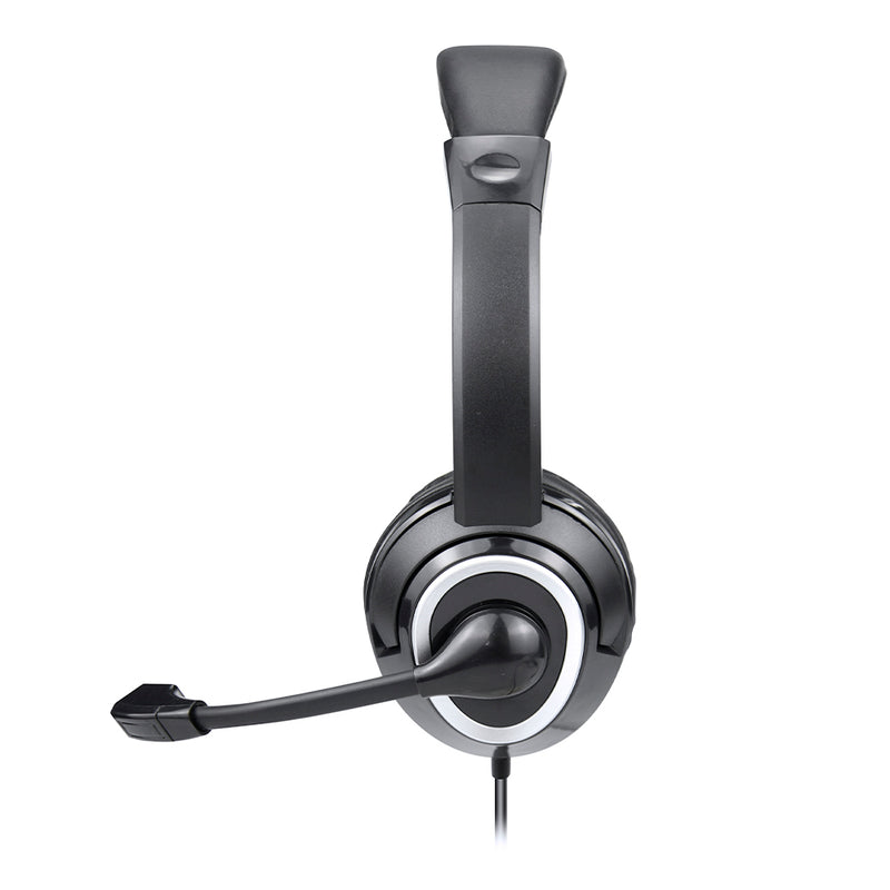 Audífono Alámbrico On-ear | Multi COM FIO HF700 | P3/USB, con Micrófono