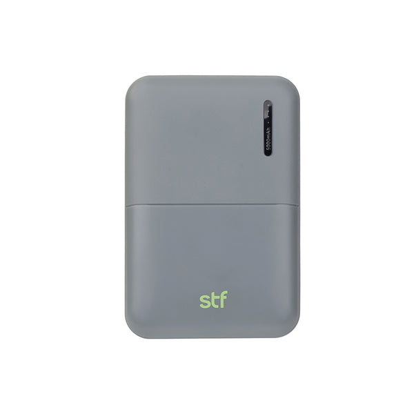 Bateria powerbank recargable 10W  | STF VIVA | 5,000 mAh gris