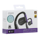 Audifonos Cleer ARC II Gaming Open-Ear: Baja Latencia, IPX5, 35h Batería, UV Case negro