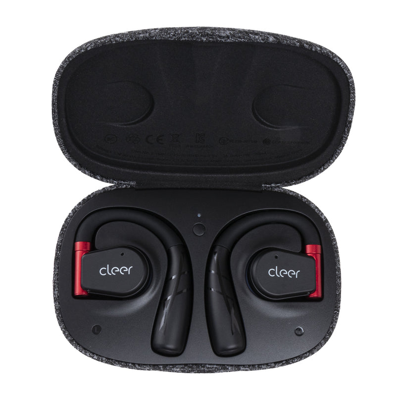 Audifonos Cleer ARC II Sport Open-Ear: conexión 5.3, IPX5, 35h Batería, UV Case negro
