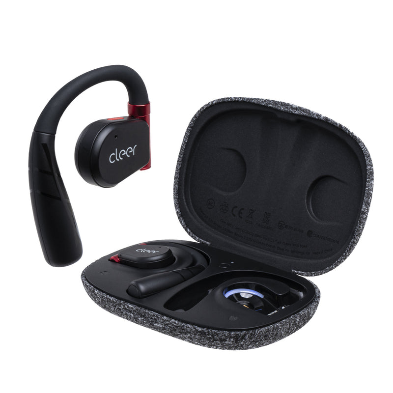 Audifonos Cleer ARC II Sport Open-Ear: conexión 5.3, IPX5, 35h Batería, UV Case negro