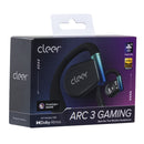 Audifonos Cleer ARC 3 Gaming Open-Ear: Baja Latencia, Sonido Hi-Res, 50h Batería, IPX7, negro
