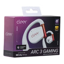 Audifonos Cleer ARC 3 Gaming Open-Ear: Baja Latencia, Sonido Hi-Res, 50h Batería, IPX7, blanco