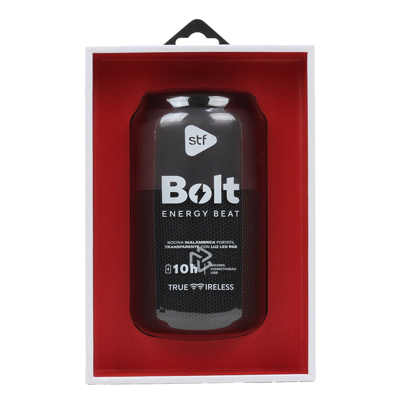 Bocina Inalámbrica portátil | STF Bolt | 10hrs uso 5W protección IPX3 Negro