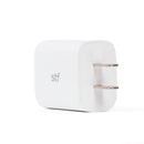 Cargador Pared 20W Doble Salida Carga Ultra Rápida 3A Tipo C + USB blanco