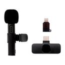 Kit 2 Micrófonos inalámbricos para celular | STF | Tipo C - Lightning con estuche