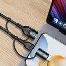 Cable 4 en 1 Tipo C/USB a Tipo C/Lightning 60W Carga Rápida 1.8m