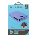 Batería Power Bank Portátil STF 10 000 mAh 20W Carga Magnética Lila
