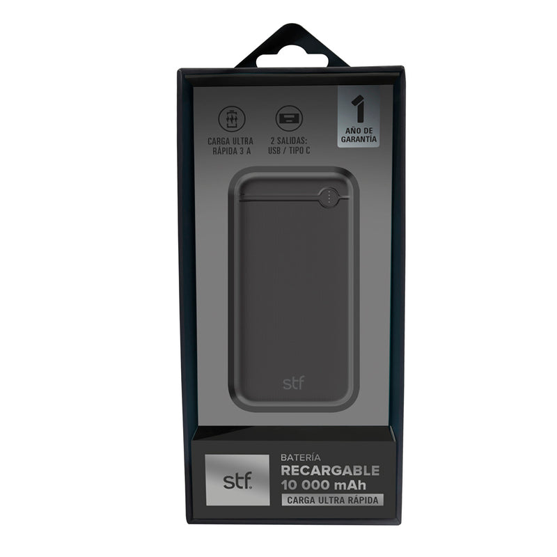 Bateria powerbank recargable | STF Premium | 10,000 mAh para celular