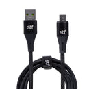 Cable USB a Micro USB 1.8m Carga Rápida 2A Transferencia Datos