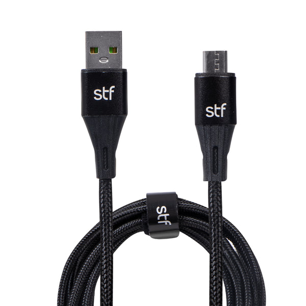 Cable para celular | STF Tipo USB - Micro USB | Carga rápida 1.8 m