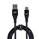 Cable USB a Tipo C 1.8m Carga Ultra Rápida 32W Transferencia Datos Negro