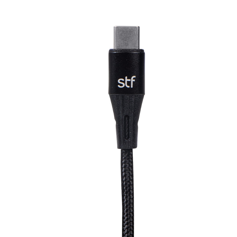 Cable USB C STF Carga Rápida Negro